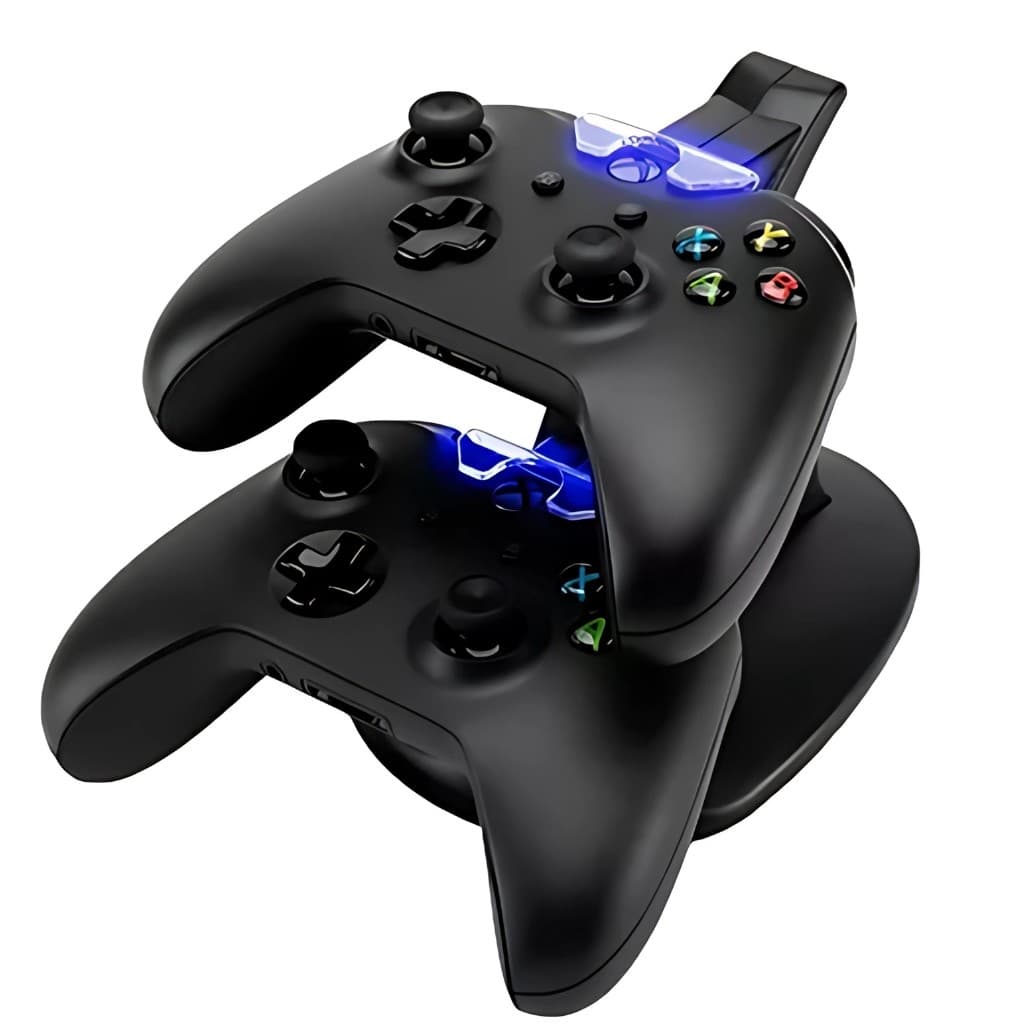 Carregador De Controle Xbox One Suporte Torre Duplo USB Gamer