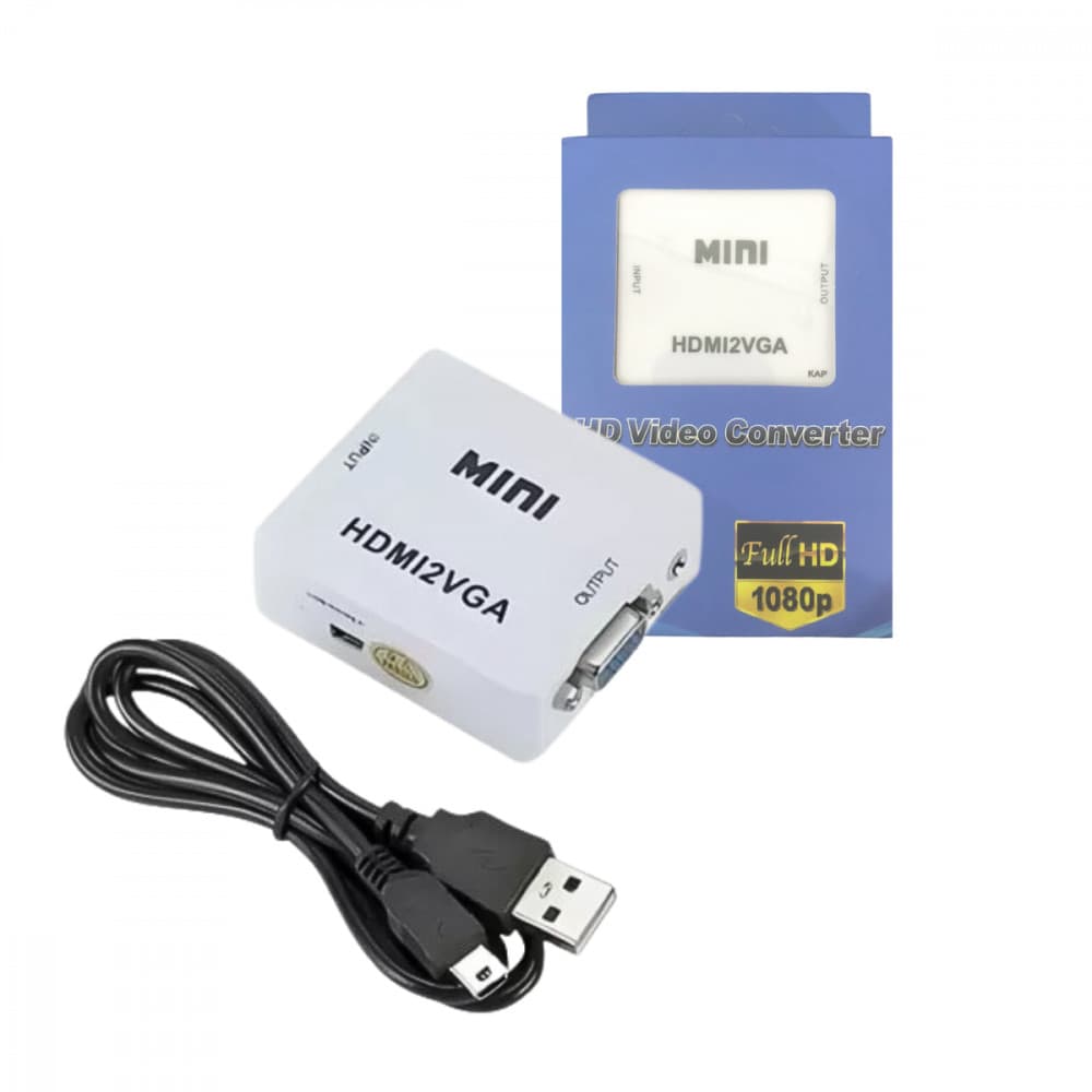 Conversor Adaptador Video HDMI p/ VGA - HDMI2VGA