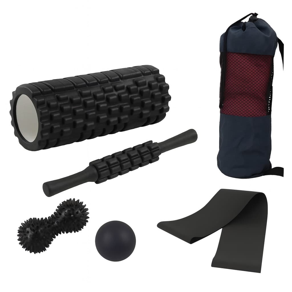 Kit Yoga e Pilates 6 Peças - Tapete Antiderrapante + Acessórios