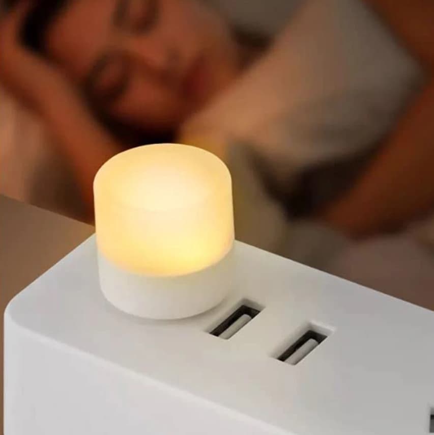 Mini Luminária Luz Lampada Led Abajur Usb Notebook