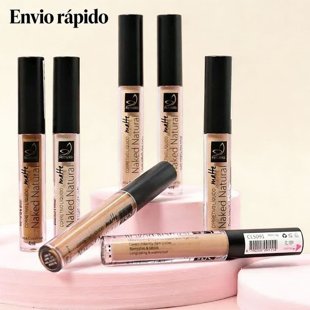 Corretivo Líquido Acabamento Natural Matte Febella Makeup ✨Envío rápido S3211-4