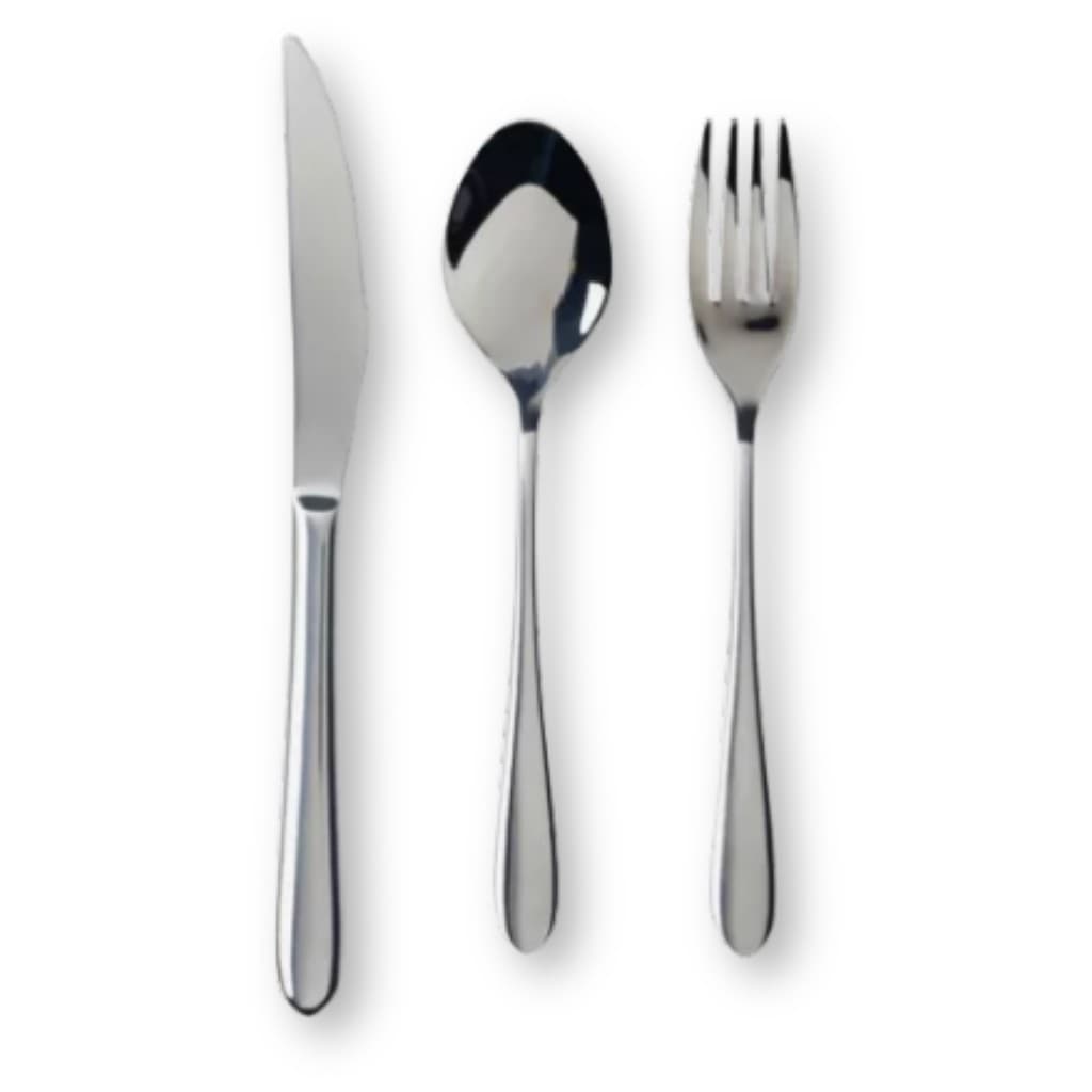 Kit 36 Talheres Garfo Colher Faca Inox Bufffet -Restaurante