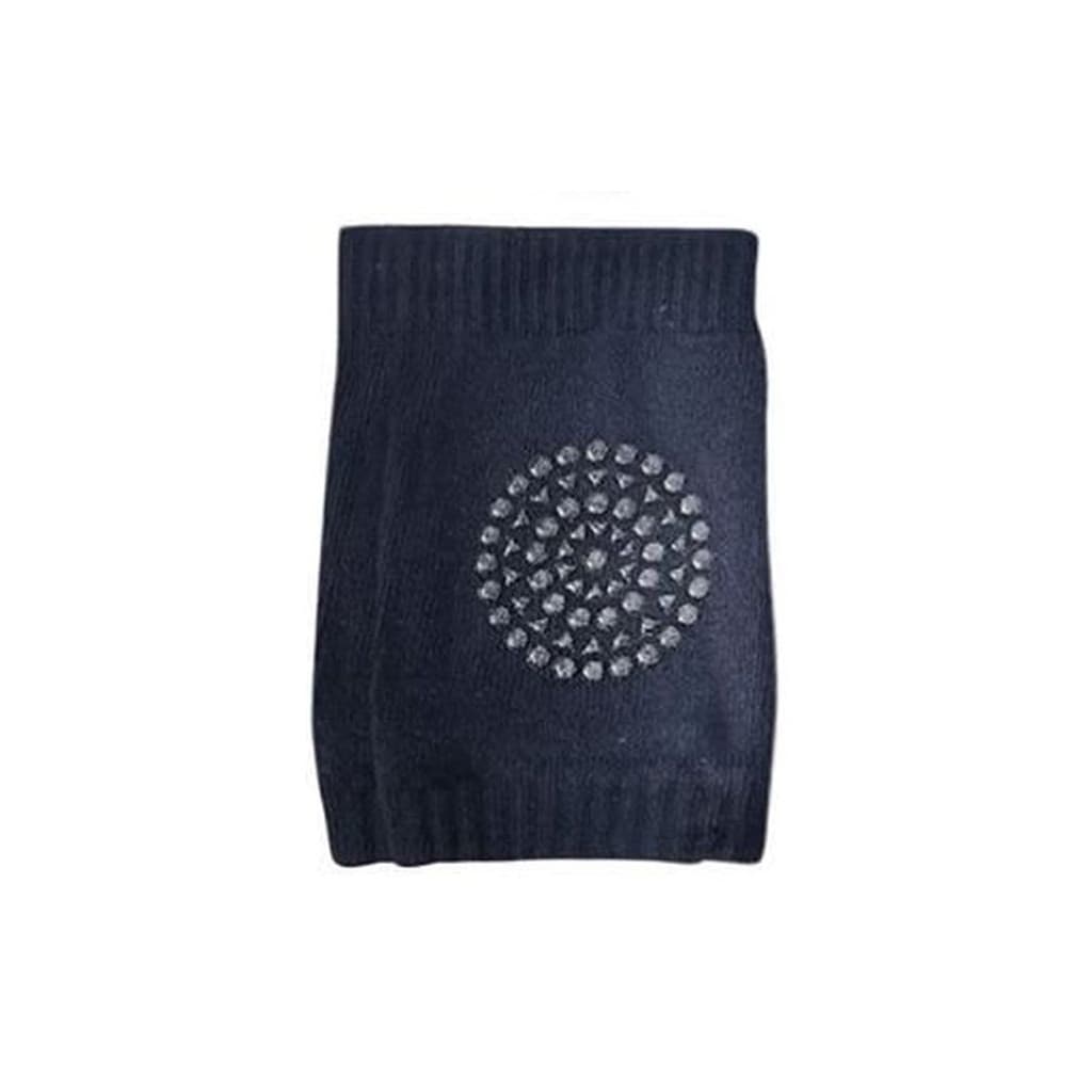 Joelheira Para Bebe Antiderrapante Macia Engatinhar Protetor Joelho Cor:Preto