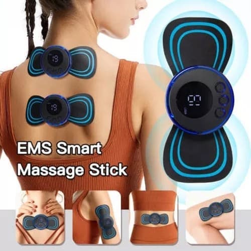 Mini Massageador Portátil Recarregável Dor Pescoço Coluna Perna