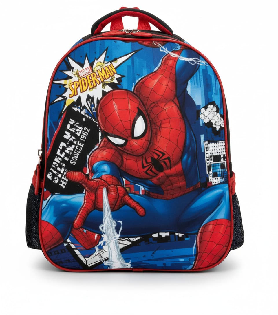 Mochila Escolar Homem-Aranha - Resistente e Divertida!