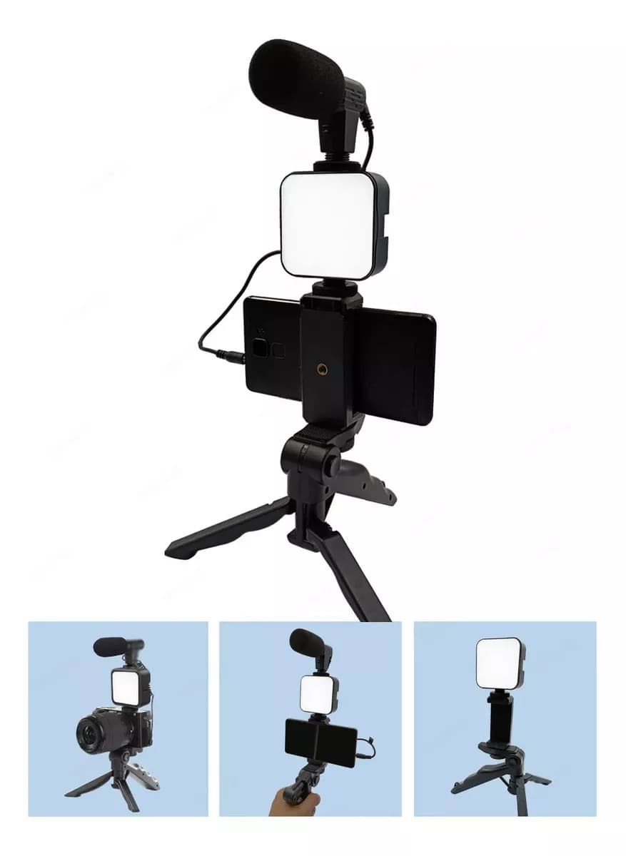 TRIPÉ COM LED - Bastão de Selfie