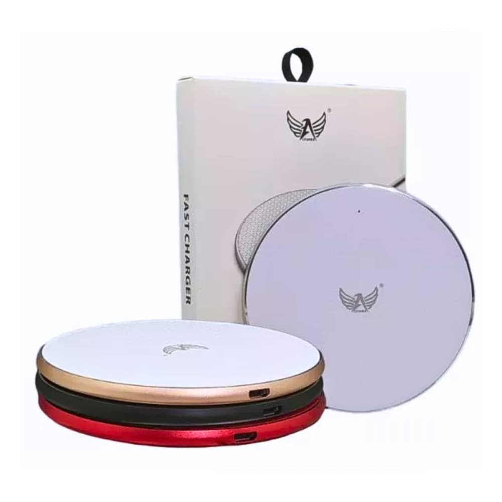 Carregador Wireless por Indução 15W Turbo Altomex Base com LED Iluminada Carregamento Rápido Qi AW-69