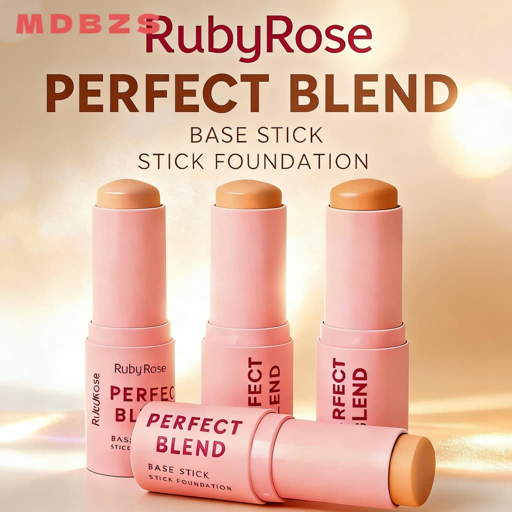 Base Stick Ruby Rose HB-M300G1 – Cobertura Média e Textura Leve