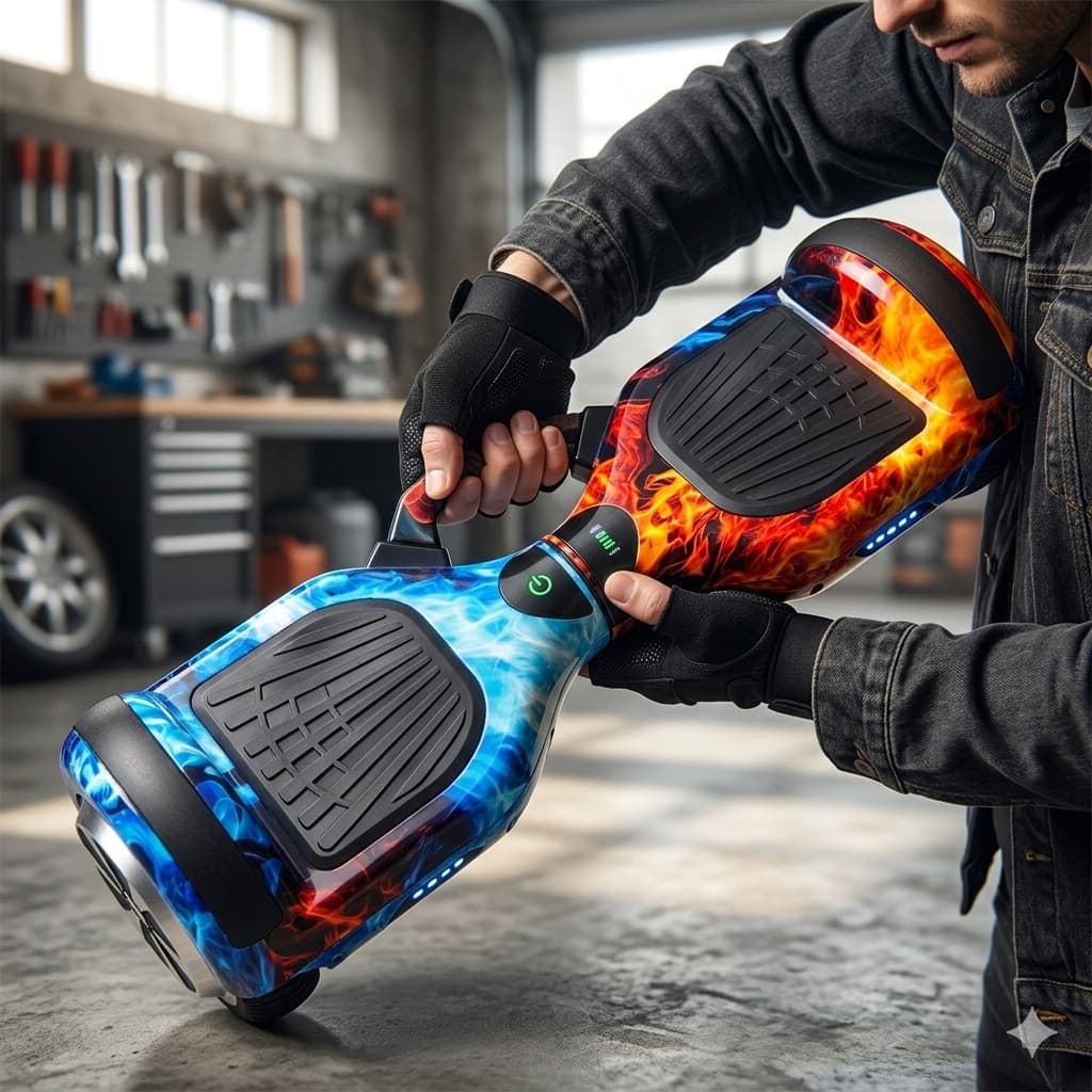 Hoverboard Skate Elétrico 6.5 Led Bluetooth Cores Brinovar F