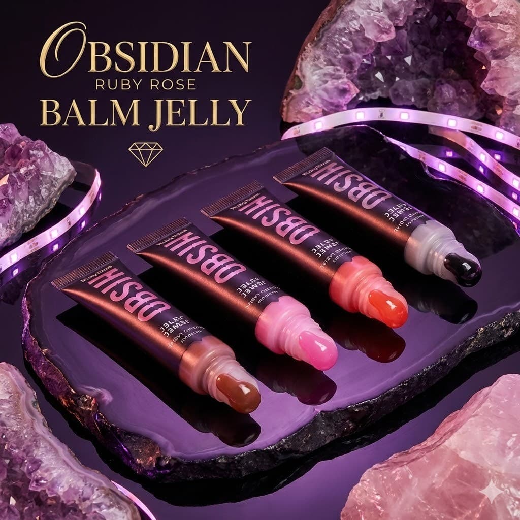 Hidratante Labial Balm Jelly Coleção OBSIDIAN BY RUBY ROSE HB-7400