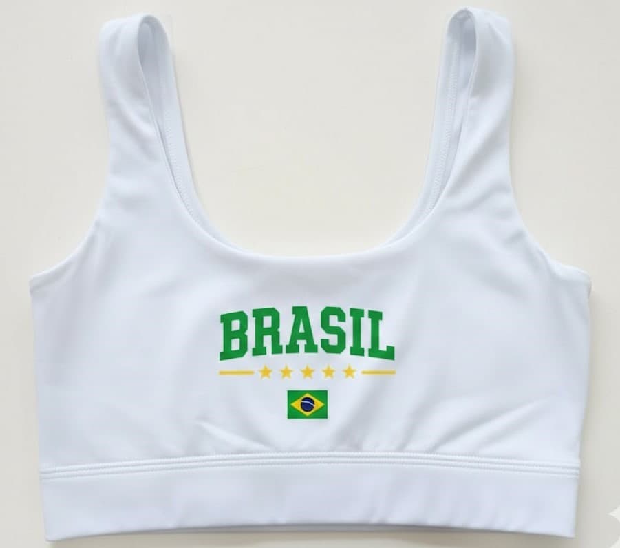 Cropped do Brasil Tamanho único
