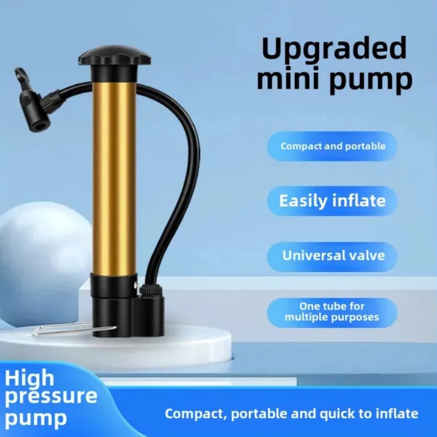 Mini Bomba Portátil de Ar Para Bicicleta Bolas Envio Imediato