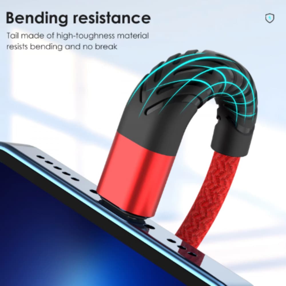 {ORIGINAL} Cabo iPhone Lightning 3.0A Turbo ⚡ Quick Charge 1m Kapbom KA-323-5G