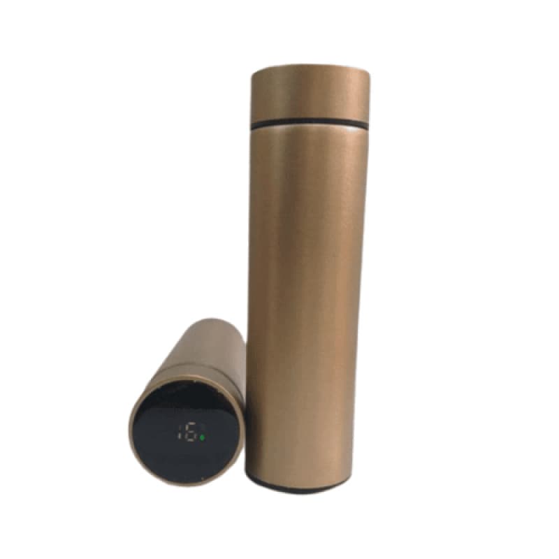 Garrafa LED Térmica Café, Água C/Sensor De Temperatura