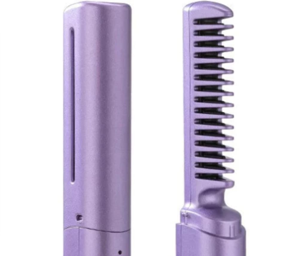 2 em 1 Escova De Alisamento Capilar Alisador De Cabelo