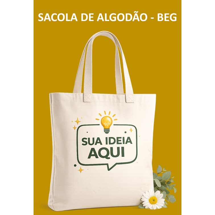 Ecobag Personalizável: Sustentabilidade Com Sua Marca!