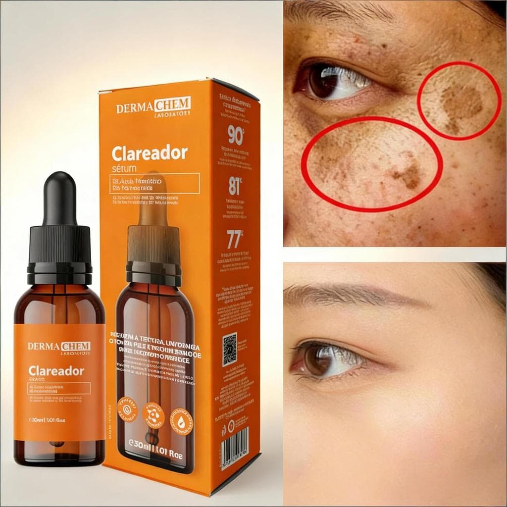 Sérum Dermachem de Melasma Uniformiza o tom da Pele Clareia Manchas Clareador Niacinamida 586
