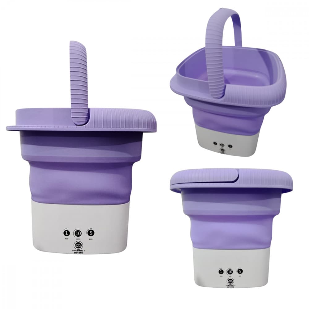 Mini Lavadora Portátil 8L Bivolt com Alça – Kapbom KA-2648