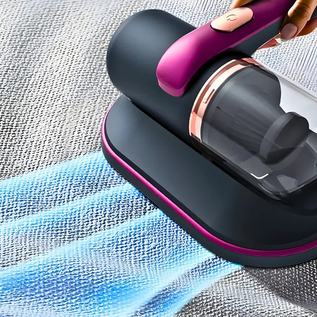 Aspirador Anti Ácaro UV Portátil Sem Fio Recarregável