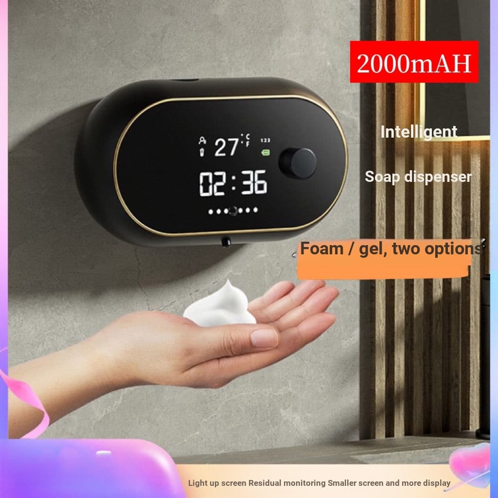 Higienizador Automático De Mãos Com Espuma De Indução Sensor Elétrico S