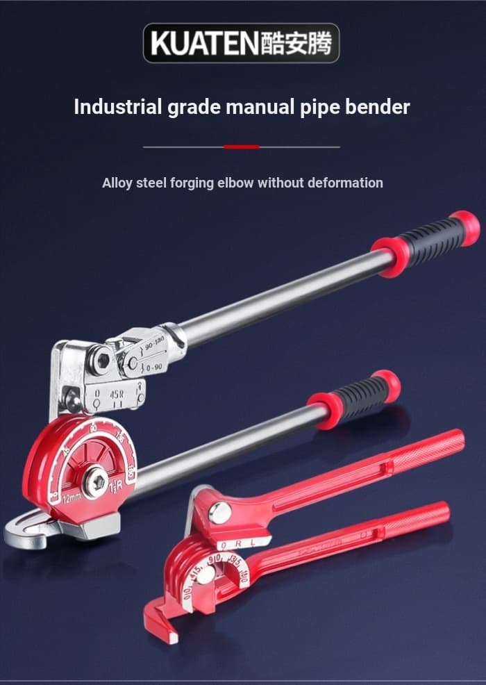 Dobrador de tubo Manual, ar condicionado, aquecimento de piso, tubo de cobre, tubo de alumínio, de ferro reforçado,