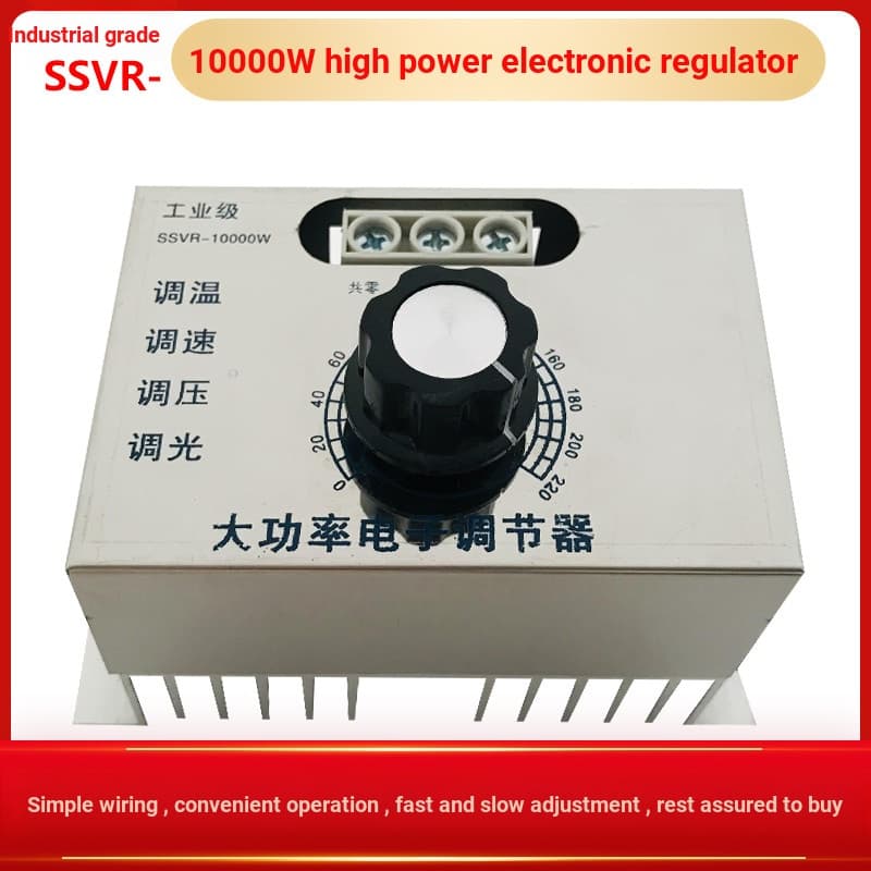 Regulador de tensão eletrônico de silicone controlável importado de alta potência 1.000W 220V Regulador de temperatura R