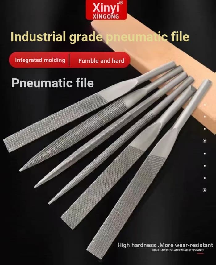 Xingong arquivo pneumático de dente grosso, dente médio AF-5, arquivo alternativo, máquina pneumática, arquivo plano pon