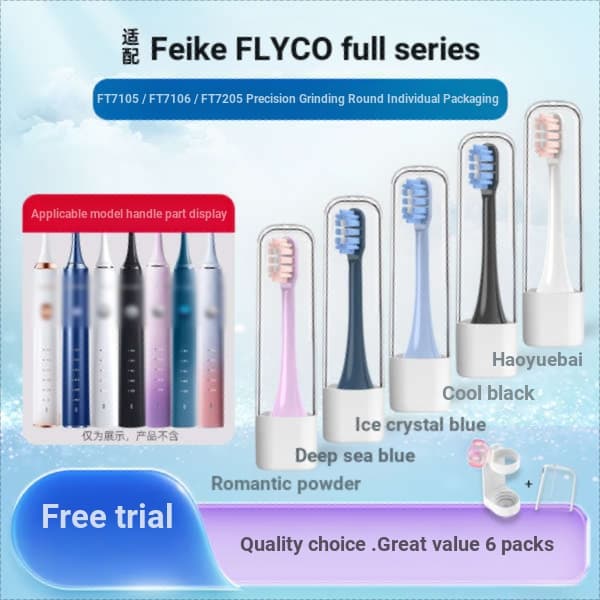Escova de dentes elétrica substituição cabeça limpeza Mengse adequado para flyco/flyco cabeça escova de dentes elétrica