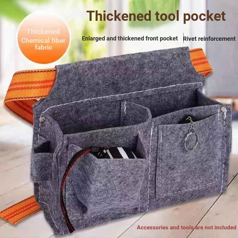 Bolso grosso resistente ao desgaste para unhas, bolso para ferramentas, bolsa para decoração de unhas, bolso para carpin