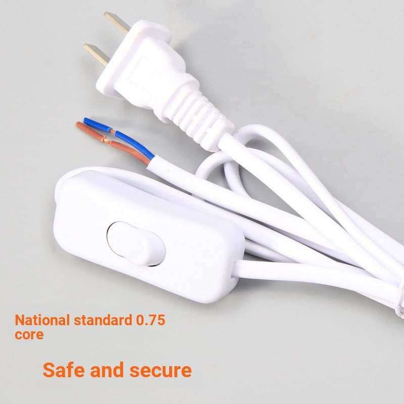 Interruptor da lâmpada de mesa Dimmer fonte alimentação com fio Console acessórios da lâmpada botão interruptor Plug cab
