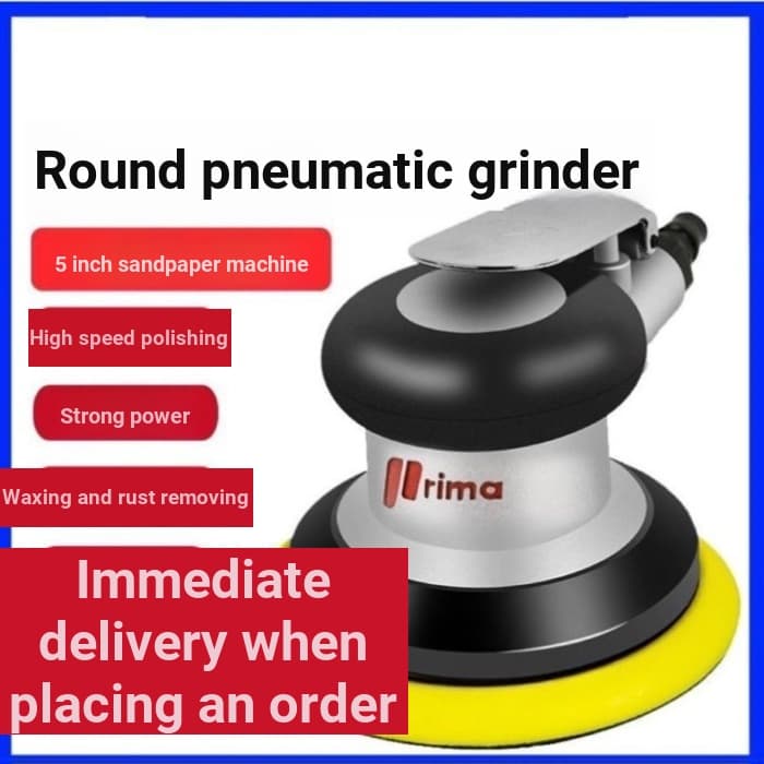 Taiwan prima prima 17cm máquina de polimento lixadeira de disco lixadeira pneumática automóvel moedor pneumático de grau
