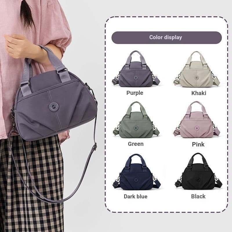 [Primeira escolha leve e combinada] Bolsa transversal de corpo cruzado Bolsa feminina Bolsa de dupla utilização Bolsa de