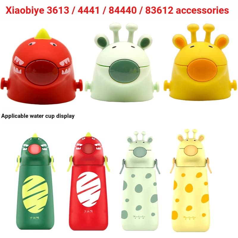 Acessórios Xiaobika 3613 Tampa de copo à prova de vazamento 4441 Cute Chuchu 83612 Girafa 84440 Tampa de copo