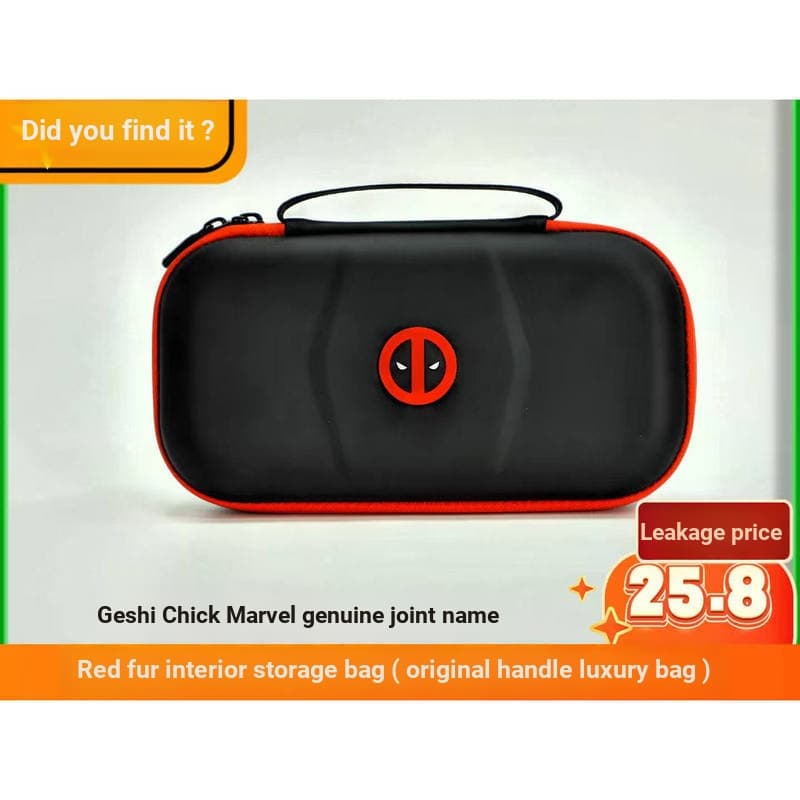 Bolsa de armazenamento Interior de camurça vermelha da marca Gashi Chicken Marvel (bolsa de luxo com alça Original)