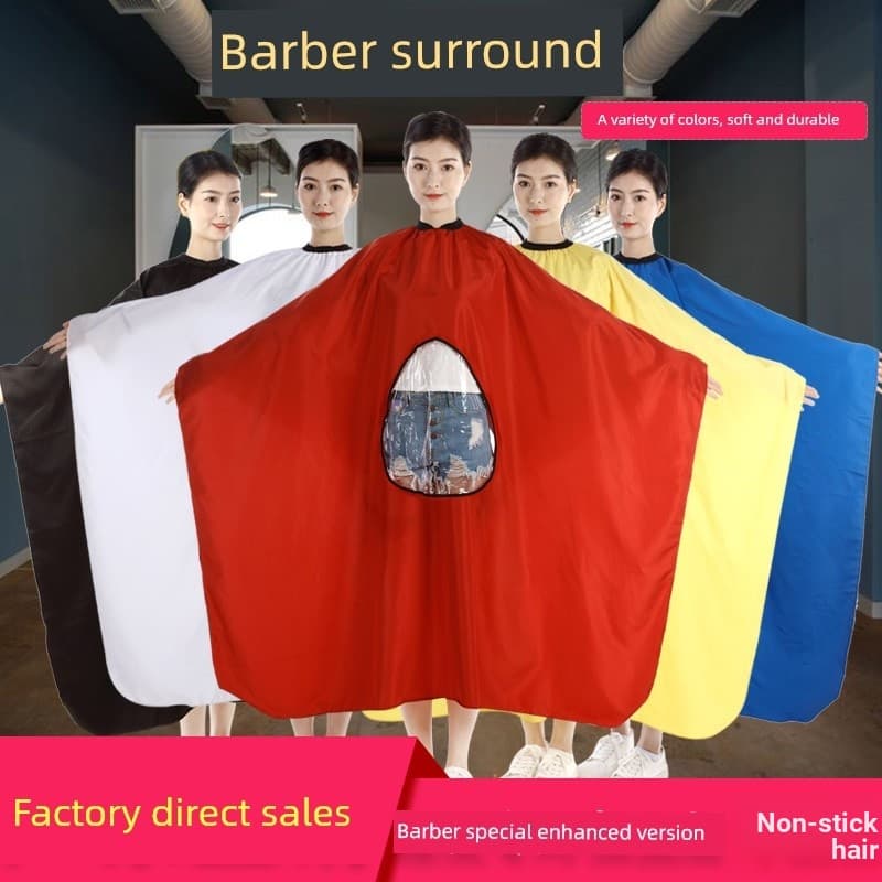 Pano de barbeiro antiaderente, produtos dedicados para salão de cabeleireiro, pano de corte de cabelo, cabeça de barbear