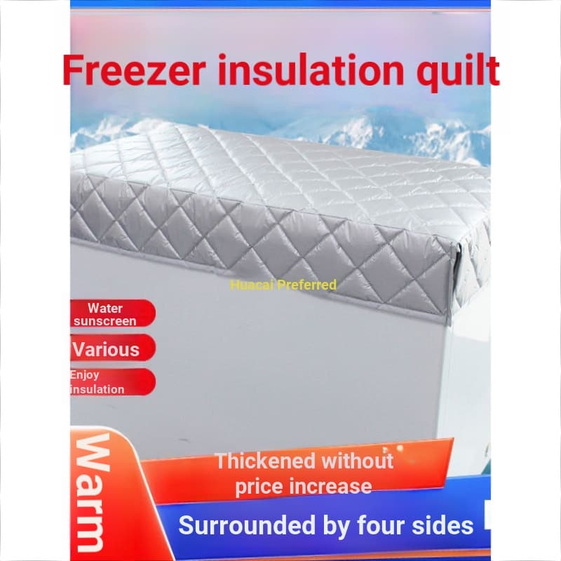 Colcha de isolamento para freezer, capa de edredom para geladeira, capa Universal para toalha, pano à prova d'água, guar