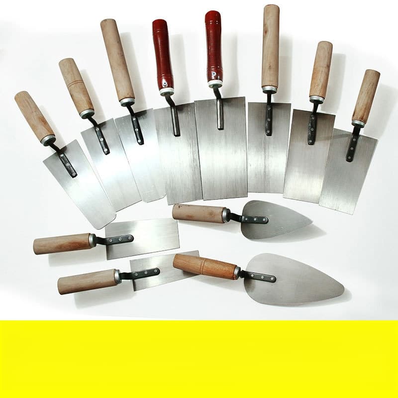 Espátula de tratamento para raspagem de massa, espátula de aço inoxidável, ferramenta de tijolo, lote de cimento, pêndul