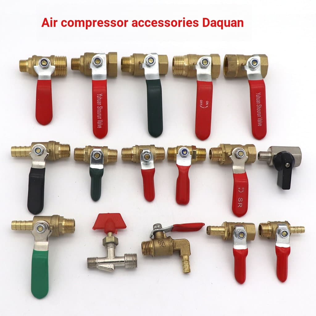 Válvula de drenagem do compressor de ar, plugue de combustível, válvula de esfera de alívio de pressão de segurança, ace
