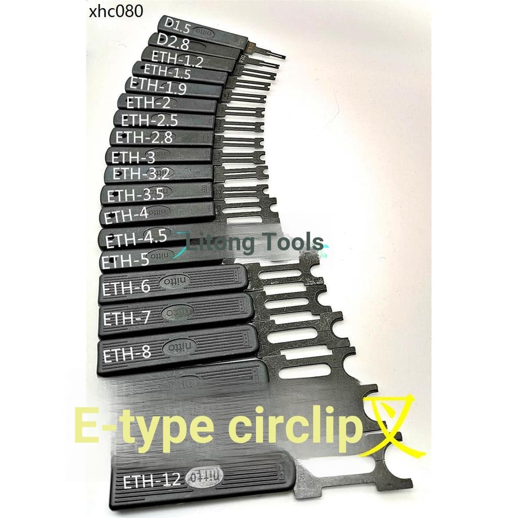 ETH-8E tipo alicate de anel de retenção alicate Meson garfo em forma de e alicate de anel de pressão anel de pressão gar