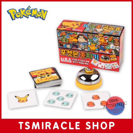 Jogo De Tabuleiro Coreano Pokémon pikachu halli galli (Cartas 60ea)