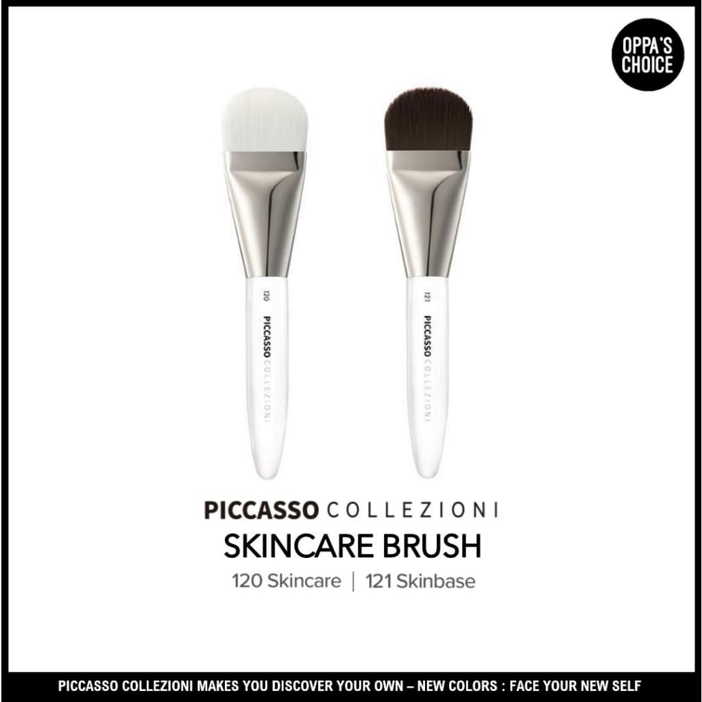 [Pincel PICCASSO 120 SKINCARE BRUSH & 121 Escova BASE De Pele