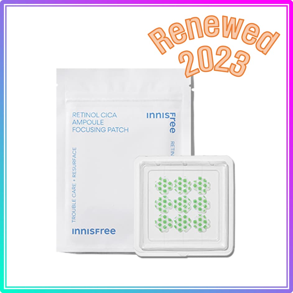 innisfree Retinol Cica Ampola Foco Patch 1ea/9 Patches (2023 AD)