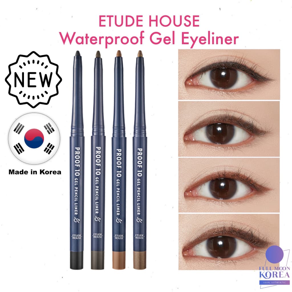 [Etude House] Prova 10 Lápis de gel 0.3g / delineador impermeável / delineador à prova de manchas