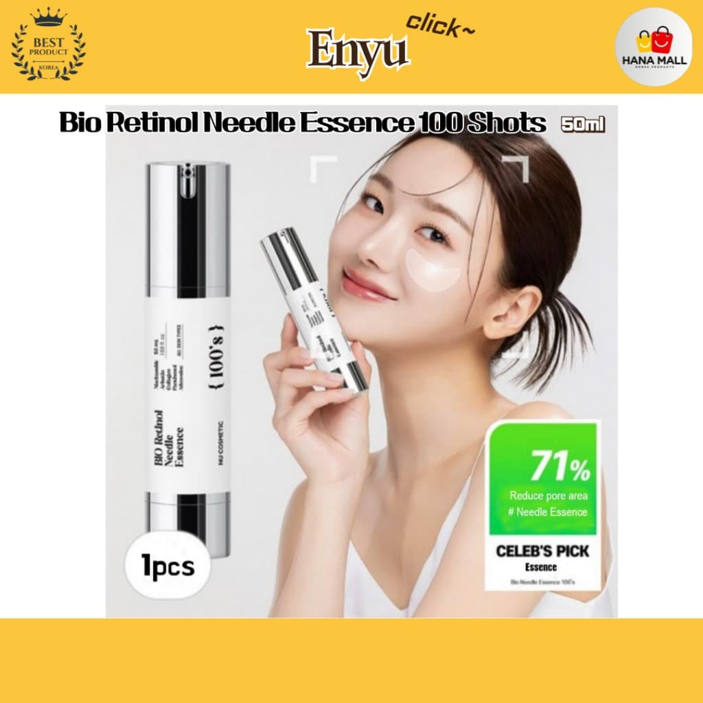 Enyu Bio Retinol Needle essence 100 Shots Melhoria Da Textura Pele , Redução De Poros E Solução De Cultura De Células-Tr