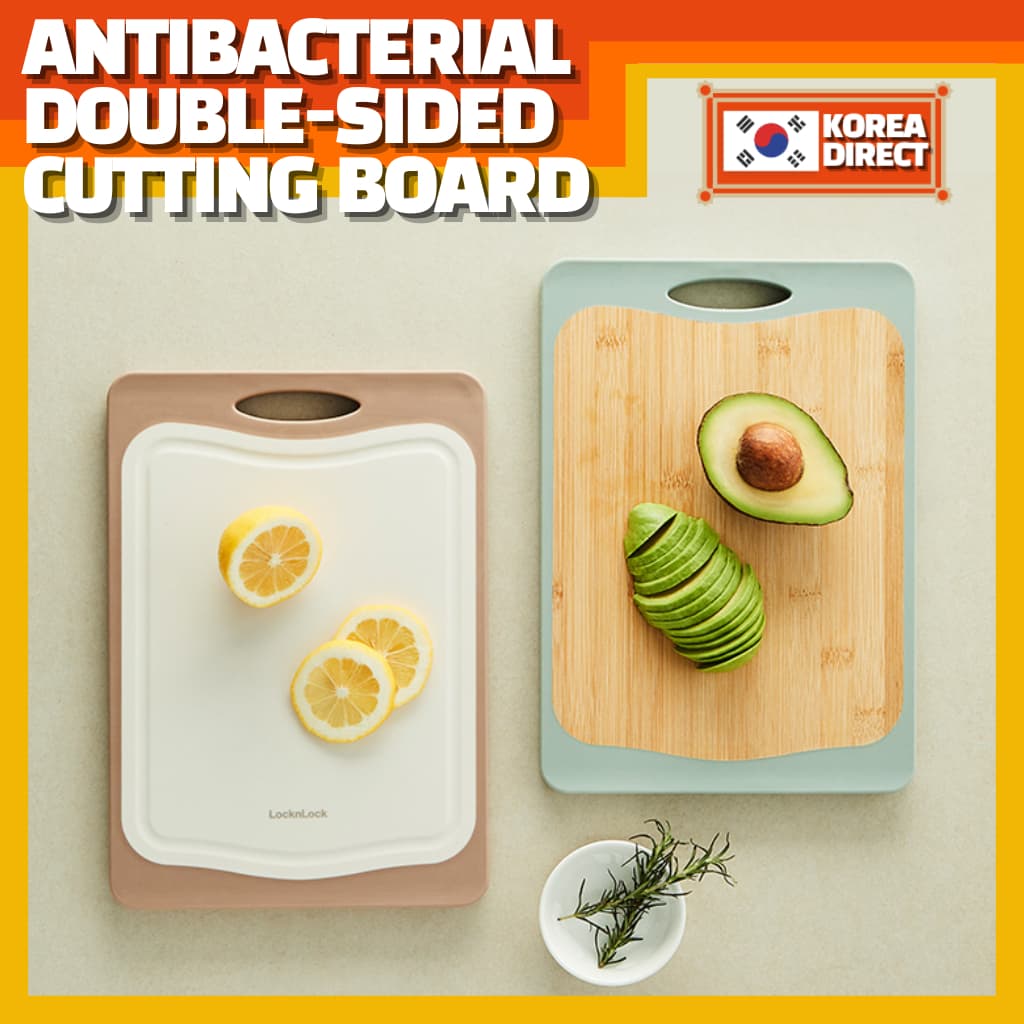[LocknLock] Tábua De Corte Antibacteriana De Bambu Dupla Face/Tábuas De Cortar