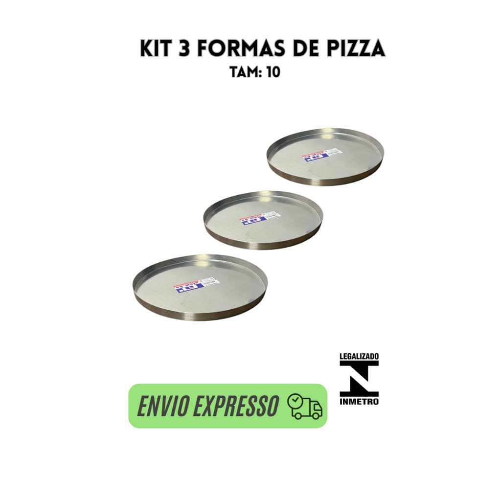 kit forma de pizza, assadeira redonda de aluminio assadeira de pizza , assadeiras de aluminio 10cm