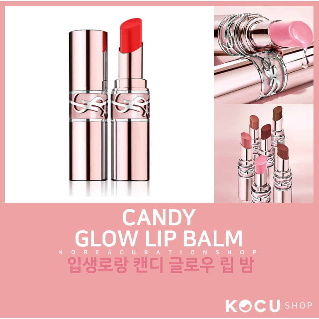 Bálsamo LIP CANDY GLOW 3.1g (7 Cores)