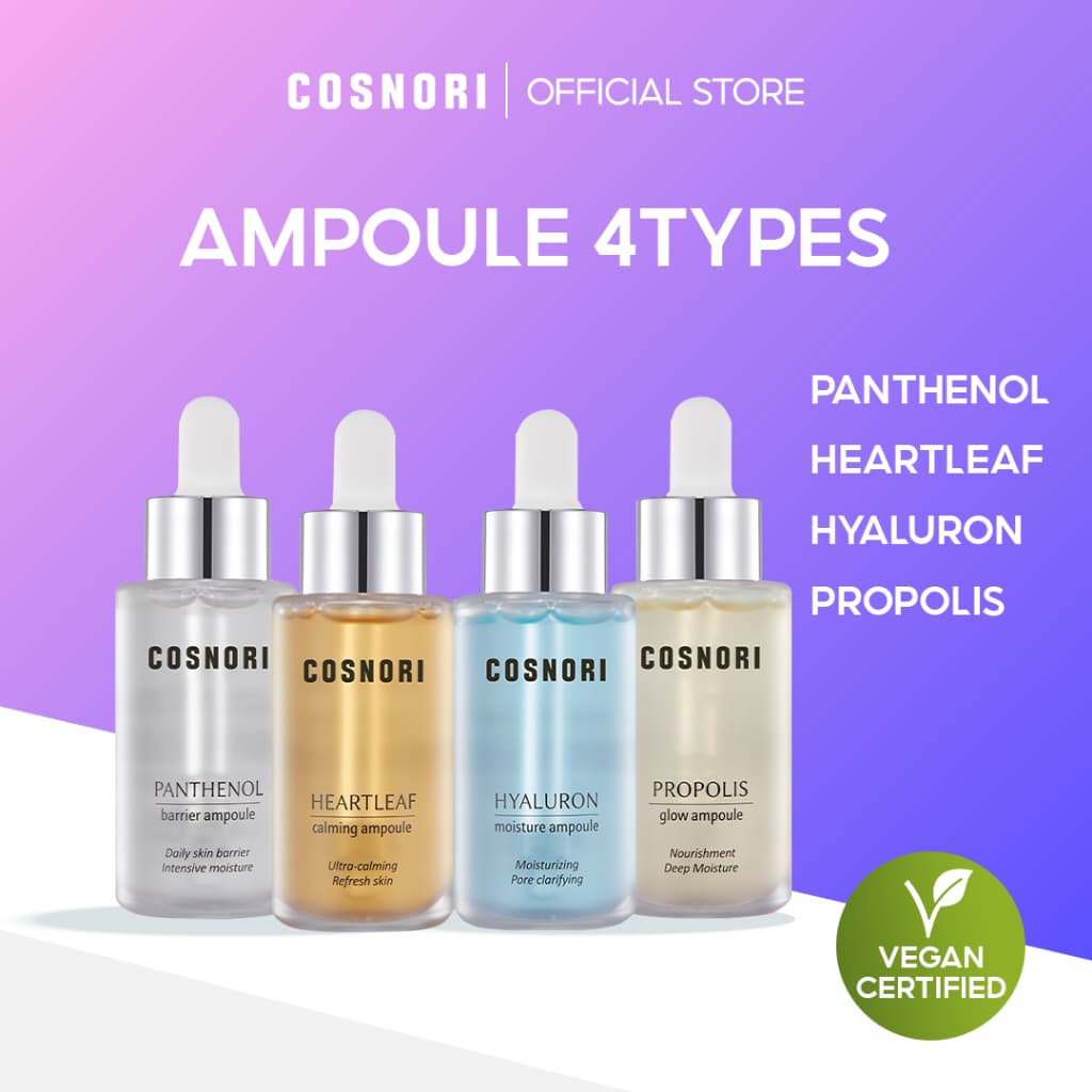 COSNORI Ampola Hialuron Pantenol Própolis 4 Tipos 30ml