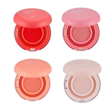 the face shop moisture cushion blusher  & Highlighter ,Blush, Iluminador, K-Beauty,Korean Cosmetics