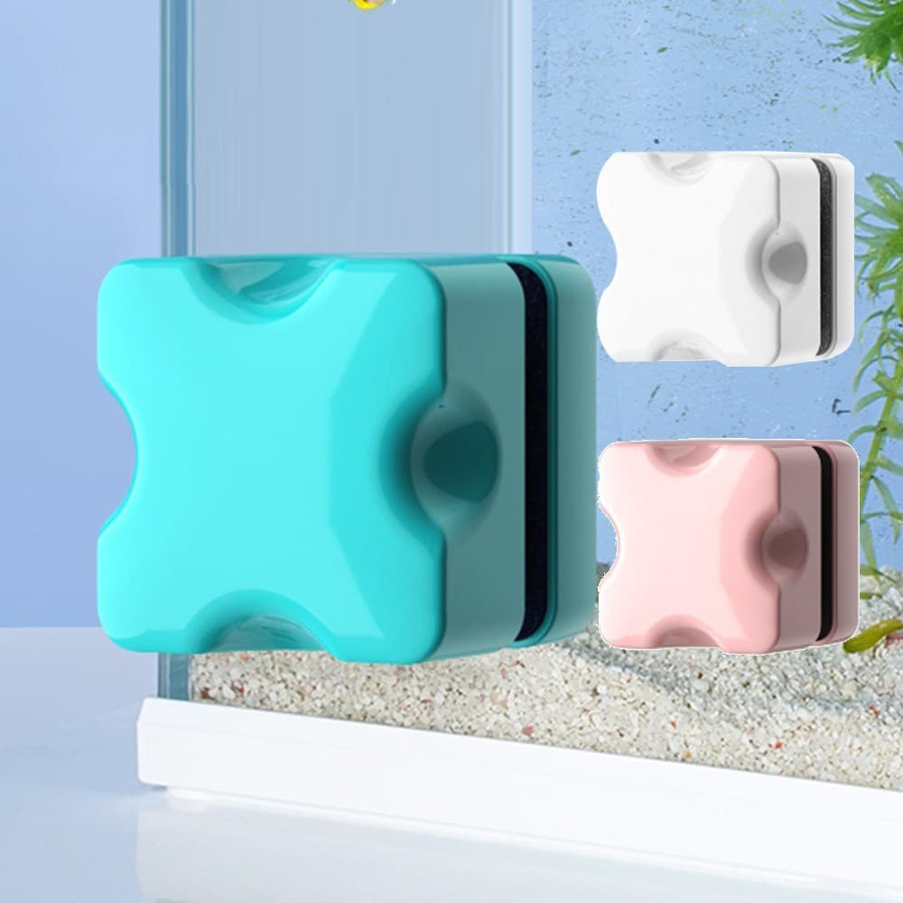 Synatory 1 + 1 Limpador Magnético Para Aquário Mini Cubo